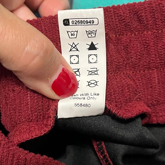 Halara High Waisted Pocket Straight Leg Mop Corduroy Pants Wide Leg - Picture 13 of 13